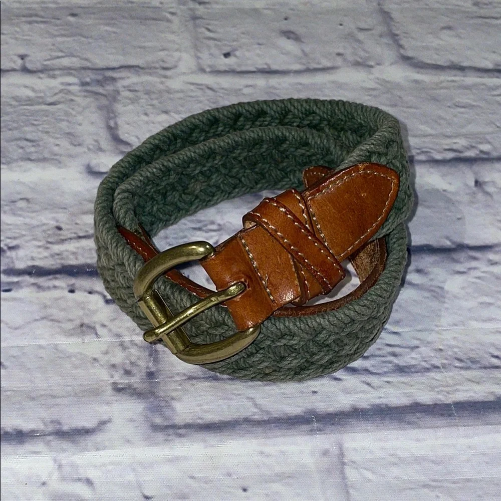 J Crew Braided Canvas Belt - Size 26